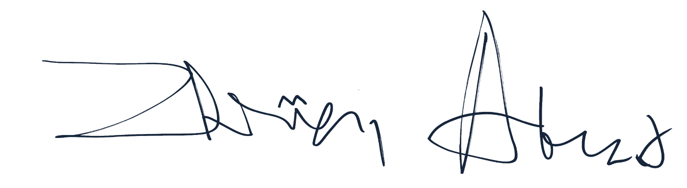 Alder Zhang’s handwritten signature