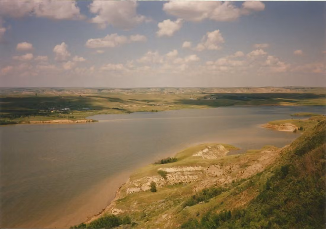 Lake Sakakawea · A view from the shore