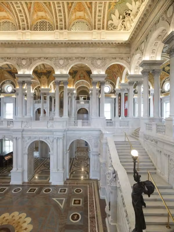 Library of Congress · Thomas Jefferson Building Hall