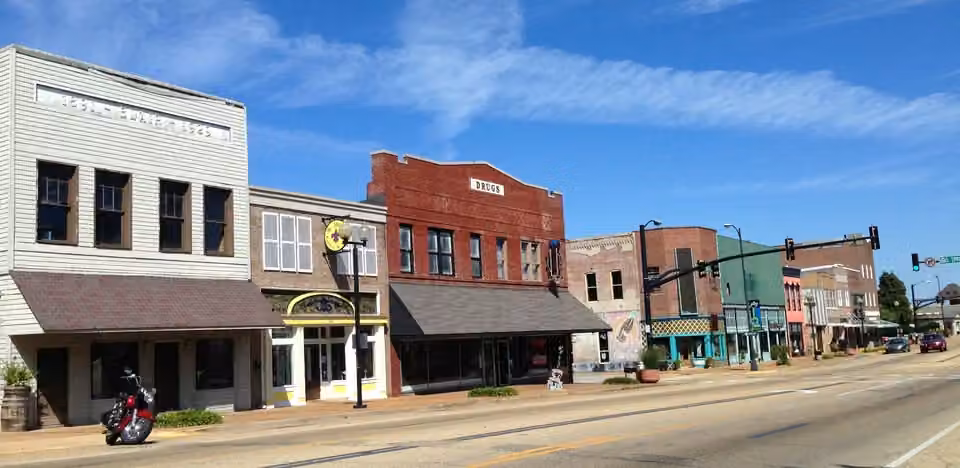 Tupelo Downtown Street