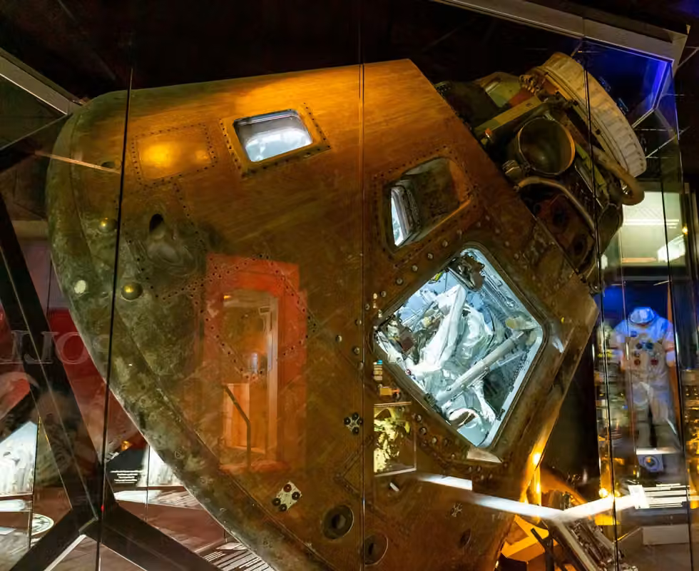 Cosmosphere, Hutchinson · The Apollo 13 command module